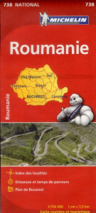 ROUMANIE ROEMENE 11738 CARTE ' NATIONAL ' MICHELIN