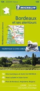 126 Bordeaux et ses alentours 1:150000 - Michelin