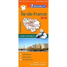 514 Ile de France 2018 indéchirable 1:200000 - Collectif