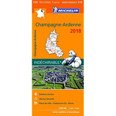 515 Champagne Ardenne 2018 indéchirable 1:200000 - Collectif