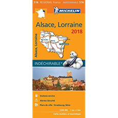 516 Alsace Lorraine 2018 indéchirable 1:200000 - Collectif