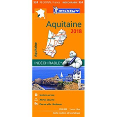 524 Aquitaine 2018 indéchirable 1:200000 - Collectif