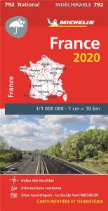 792 France 2020 1:1000000 indéchirable - Collectif