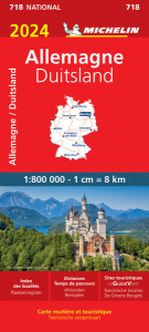 Carte 718 Allemagne - Duitsland 2024 1:800 000 - Collectif