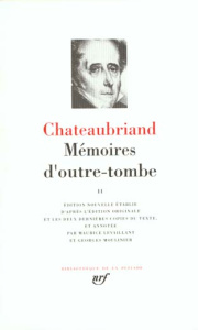 Mémoires d'outre-tombe. Tome 2 - Chateaubriand François-René de