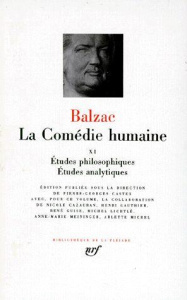 La Comédie humaine Tome 11 : Etudes philosophiques. Etudes analytiques - Balzac Honoré de ; Castex Pierre-Georges