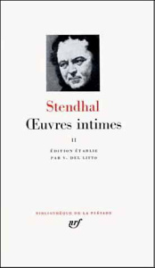 Oeuvres intimes. Tome 2 - STENDHAL