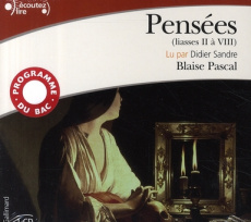 Pensées (liasses II à VIII). 1 CD audio - Pascal Blaise ; Sandre Didier