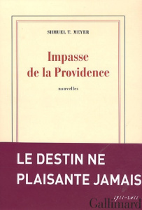 Impasse de la Providence. Suivi de Jours de fête - Meyer Shmuel-Thierry