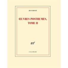 Oeuvres posthumes, Tome II - Ristat Jean