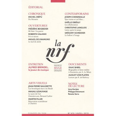 La Nouvelle Revue Française N° 612, avril 2015 - Crépu Michel