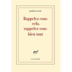Rappelez-vous cela, rappelez-vous bien tout - Ivsic Radovan