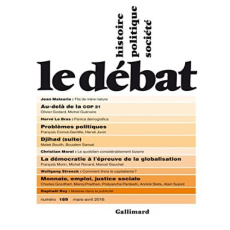 Le Débat N° 189, mars-avril 2016 - Gauchet Marcel
