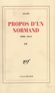 Propos d'un Normand. Tome 4 - ALAIN