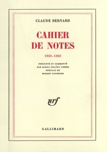 Cahier de notes (1850-1860) - Bernard Claude