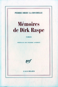 Mémoires de Dirk Raspe - Drieu La Rochelle Pierre