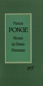 Nioque de l'avant-printemps - Ponge Francis