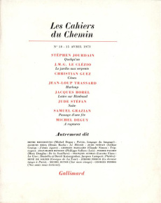 Les cahiers du Chemin N° 18 - COLLECTIF