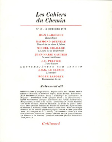 Les cahiers du Chemin N° 19 - COLLECTIF