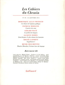 Les cahiers du Chemin N° 20 - COLLECTIF