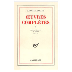 OEUVRES COMPLETES. Tome 11 - Artaud Antonin