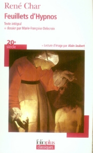 Feuillets d'Hypnos - Char René ; Delecroix Marie-France ; Jaubert Alain