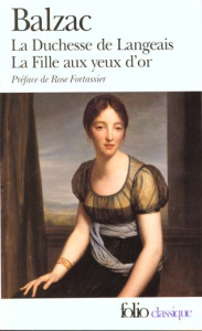 La Duchesse de Langeais, La Fille aux yeux d'or - Balzac Honoré de