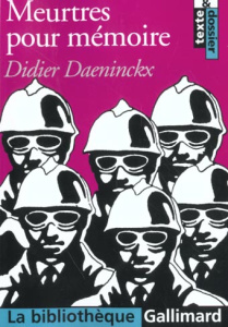 Meurtres pour mémoire - Daeninckx Didier