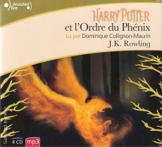 Harry Potter Tome 5 : Harry Potter et l'ordre du Phénix. 4 CD audio MP3 - Rowling J.K. ; Collignon-Maurin Dominique ; Ménard