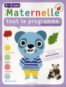 Maternelle moyenne section - tout le programme. 4-5 ans - Rousseau Fabienne ; Chauvet Huguette ; Tercier Kar