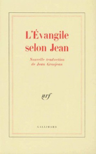 L'Evangile selon Jean - Grosjean Jean