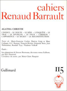 Cahiers Renaud-Barrault N° 115 : Agatha Christie - COLLECTIF