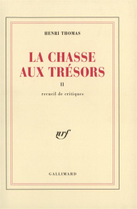 La chasse aux trésors Tome 2 : Recueil de critiques - Thomas Henri