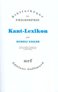 Kant-Lexikon - Eisler Rudolf
