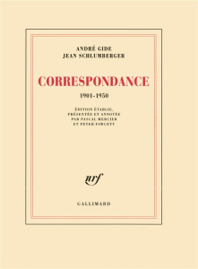 Correspondance. 1901-1950 - Gide André ; Schlumberger Jean