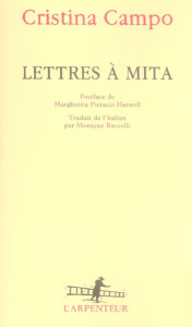 Lettres à Mita - Campo Cristina ; Harwell Margherita Pieracci ; Bac