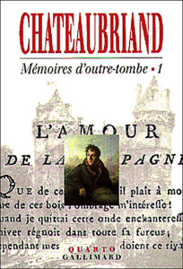 Mémoires d'outre-tombe. Tome 1 - Chateaubriand François-René de