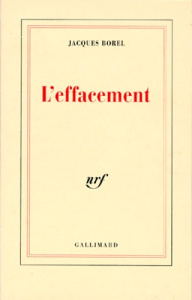 L'effacement - Borel Jacques