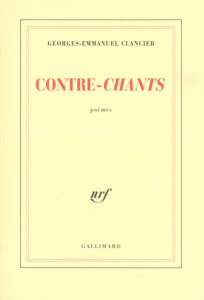 Contre-chants - Clancier Georges-Emmanuel