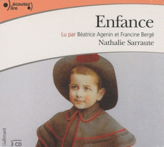 Enfance. 3 CD audio - Sarraute Nathalie ; Bergé Francine ; Agenin Béatri