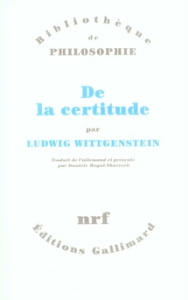 De la certitude - Wittgenstein Ludwig ; Moyal-Sharrock Danièle