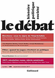 Le Débat N° 196, septembre-octobre 2017 - Gauchet Marcel