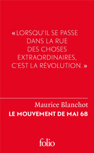 Mai 68, révolution par l'idée - Blanchot Maurice