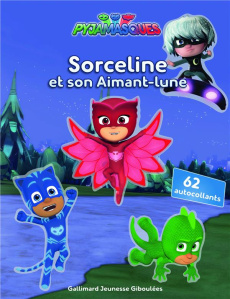 Sorceline et son aimant-lune. 62 autocollants - ROMUALD