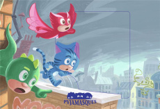 Les Pyjamasques : La minibibliothèque. Coffret en 6 volumes - ROMUALD