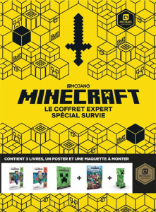 Minecraft. Le coffret expert spécial survie - Avec un poster et une maquette à monter - COLLECTIF