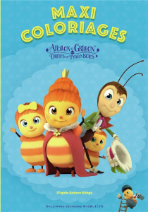 Maxi coloriages Apollon le Grillon et les drôles de petites bêtes - Krings Antoon