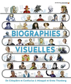 Biographies visuelles. De Cléopâtre et Confucius à Mbappé et Greta Thunberg - COLLECTIF