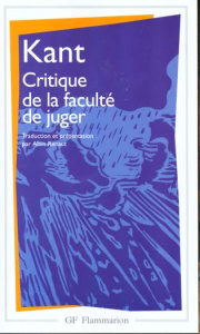 Critique de la faculté de juger - Kant Emmanuel
