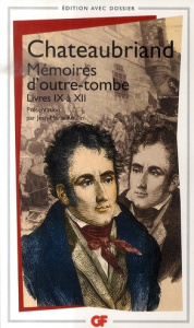 Mémoires d'outre-tombe. Livres 9 à 12 - Chateaubriand François-René de ; Roulin Jean-Marie